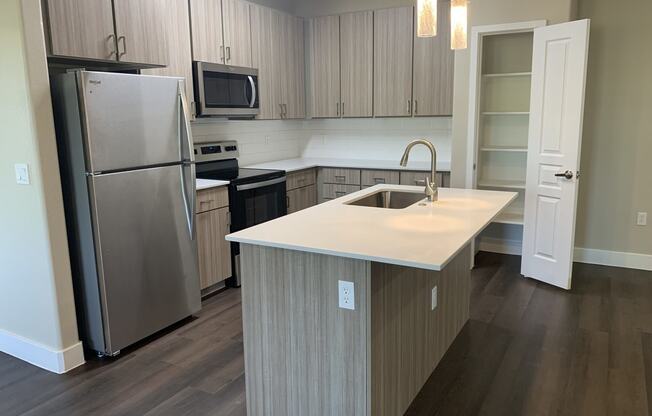 Kitchen of renovated 3 bedroom at Trails at San Tan in Gilbert AZ