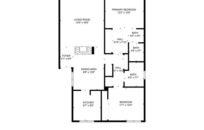 2 beds, 2 baths, $2,050, Unit 22