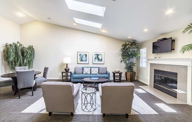 Clubhouse interior at Arterra Apartments, Kent