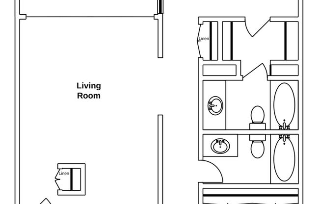 2 beds, 2 baths, 1,110 sqft, $1,200, Unit C204