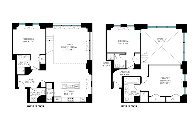 3 beds, 3.5 baths, 1,812 sqft, $20,000, Unit 10/11D