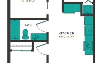 2 beds, 1 bath, 720 sqft, $2,800