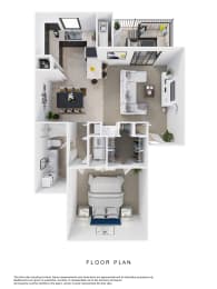 1 bed, 1 bath, 755 sqft, $1,324