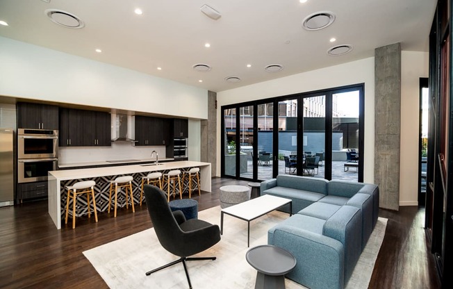 Community Clubhouse at Rendezvous Urban Flats - Downtown Tucson's newest luxury Apartment Community