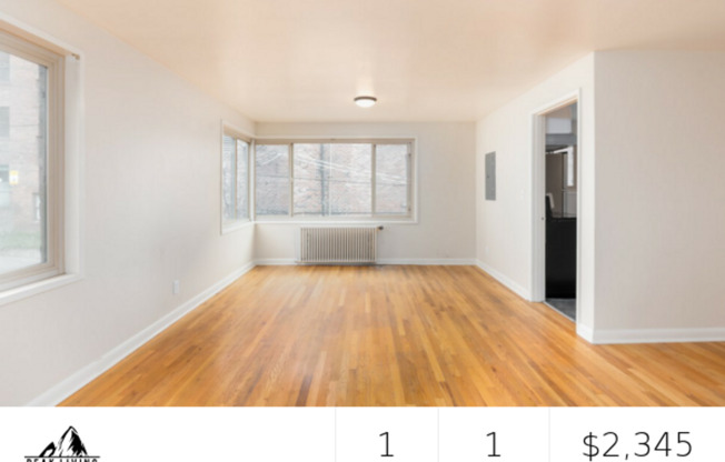 1 bed, 1 bath, 800 sqft, $2,195, Unit Hamrick 303