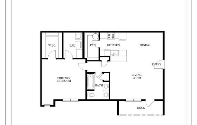 1 bed, 1 bath, 1,029 sqft, $1,540, Unit J-403