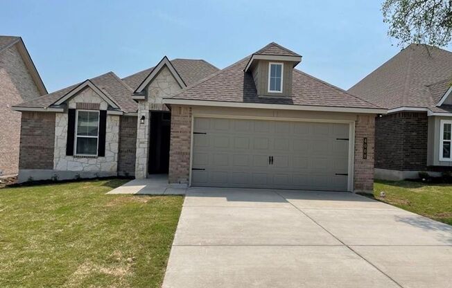 Beautiful home in the newer subdivision Three Creeks next to Stillhouse Lake outside of Belton!