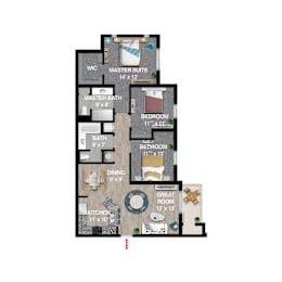 3 beds, 2 baths, 1,483 sqft, $2,151