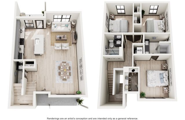 3 beds, 2.5 baths, 1,236 sqft, $2,199