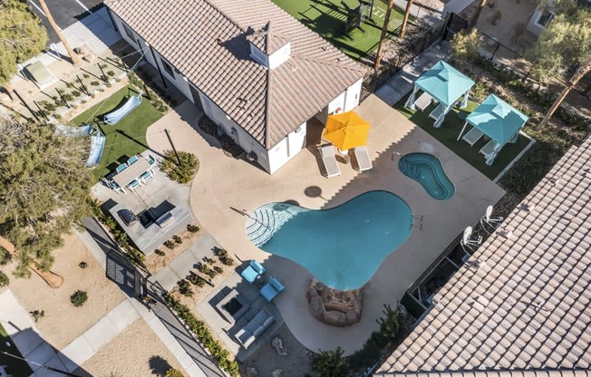 take a dip in the pool at villas at houston levee west apartments in cord