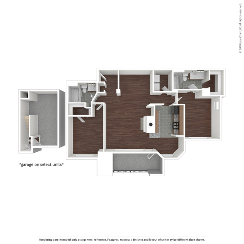 2 beds, 2 baths, 1,212 sqft, $1,510