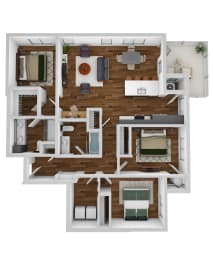 3 beds, 2 baths, 1,352 sqft, $3,250