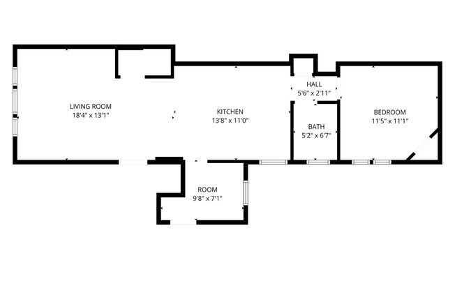 1 bed, 1 bath, 525 sqft, $1,125, Unit 305