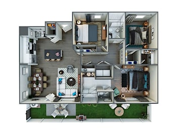 3 beds, 2 baths, 1,565 sqft, $2,305