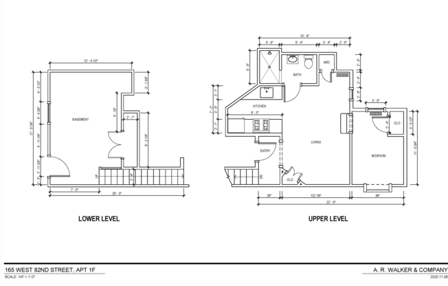 1 bed, 1 bath, $3,000, Unit 1F