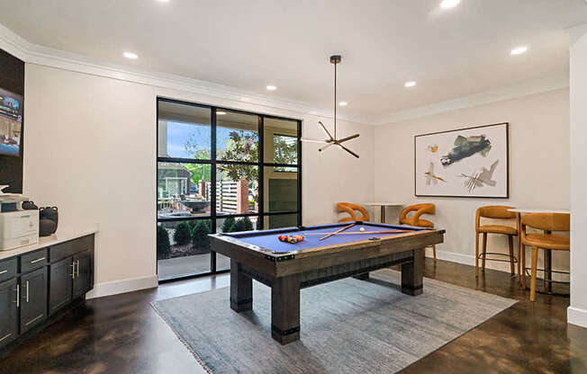 Apartment Homes for rent in Franklin, TN - Dwell at McEwen pool in the clubroom