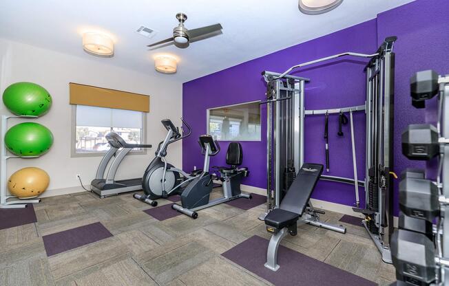 Upgraded athletic center at Sunset Hills in Henderson, Nevada