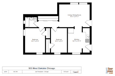 2 beds, 1 bath, $2,395