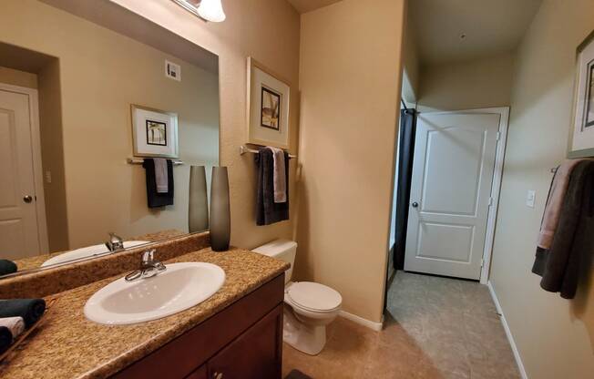 Modern Bathroom at The Paramount by Picerne, Las Vegas, NV, 89123