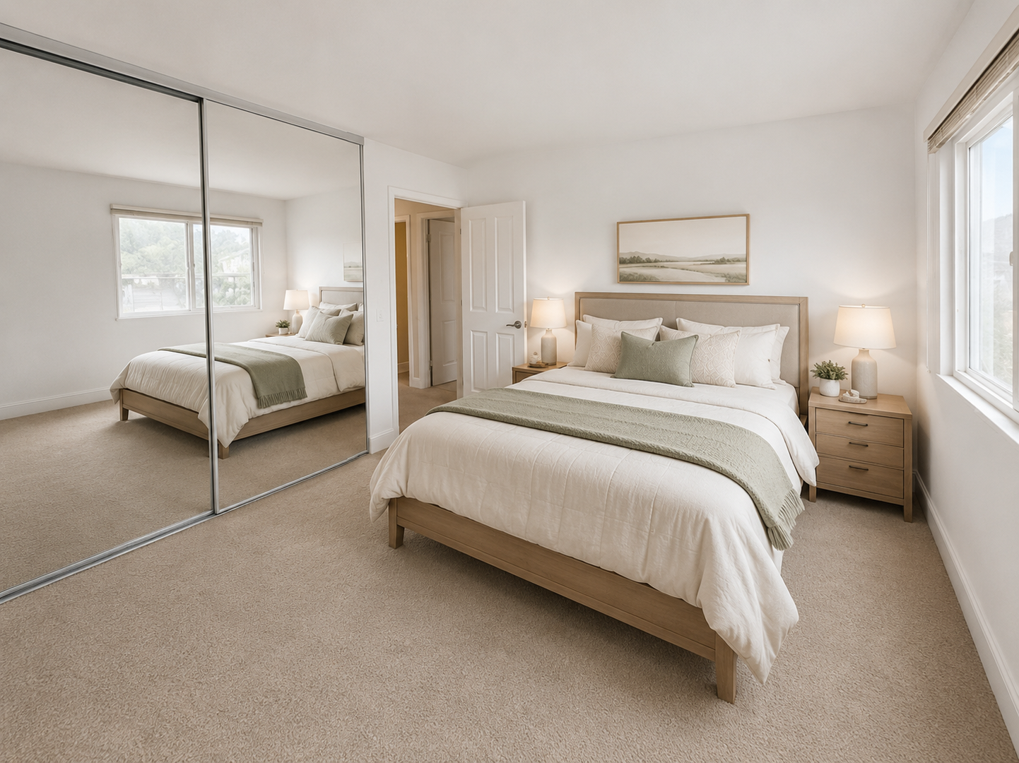 New paint & carpet! 2 bedroom, 2 bath top floor condo in La Jolla!
