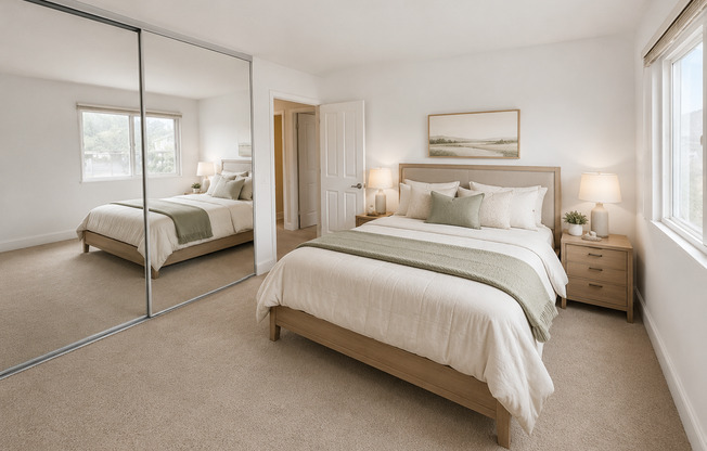 New paint & carpet! 2 bedroom, 2 bath top floor condo in La Jolla!