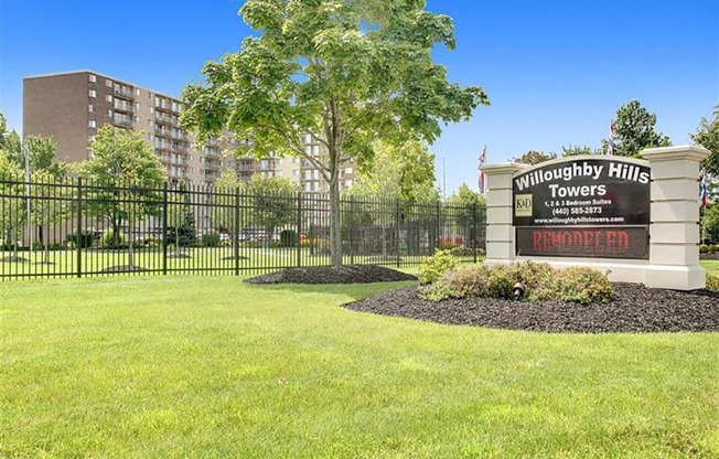 Property Signage at Willoughby Hills Towers, Willoughby Hills, OH