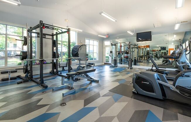 interior clubhouse fitness center