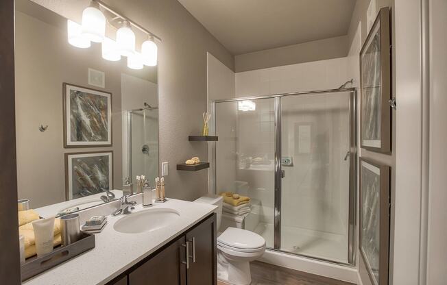 Spa-Inspired Bathrooms at Retreat at the Flatirons, 80020, CO