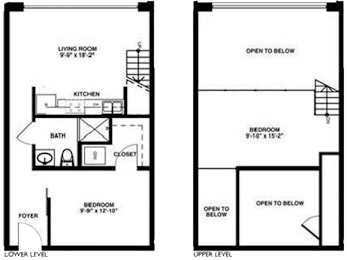 2 beds, 1 bath, 857 sqft, $1,328