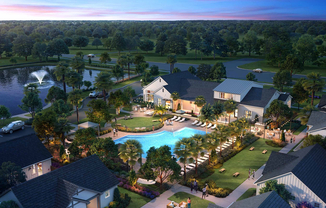 921496-3_hi-res_Coastal Ridge Dev. Old Pasco Rd - Pool Dusk - ppl