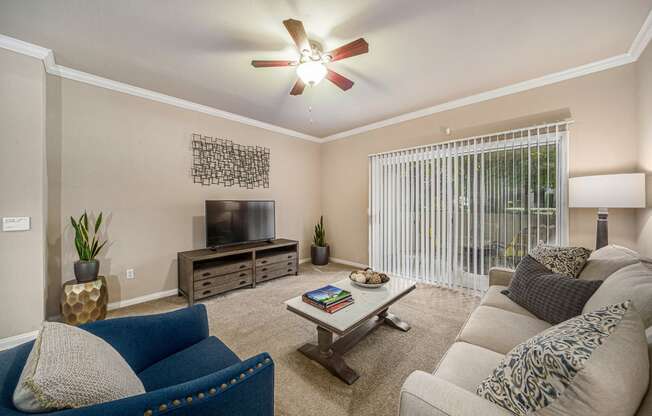 The Commons apartments interior living room