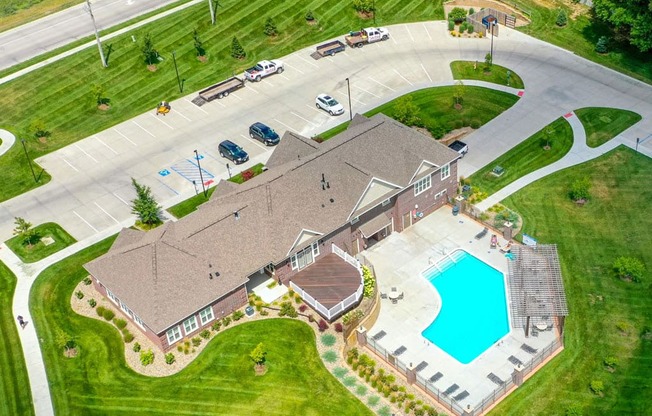 Green Aerial View at Andover Pointe Apartment Homes, Nebraska, 68138