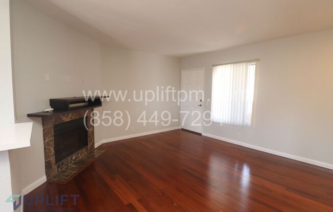 2BR/2BA HOME w/ FIREPLACE, BALCONY, A/C, PARKING