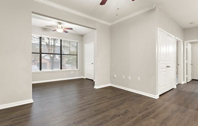 Unfurnished Living Area at The Vista on Brodie, Austin, TX, 78745