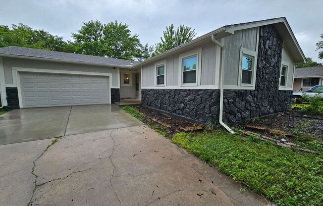 3 Bedroom 2 Bath  Home in Bel Aire - Finished Basement & 2 Car Garage