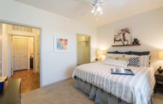 Bedroom at Arterra Place Apartments in Aurora, CO