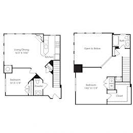 2 beds, 1.5 baths, 1,168 sqft, $2,660