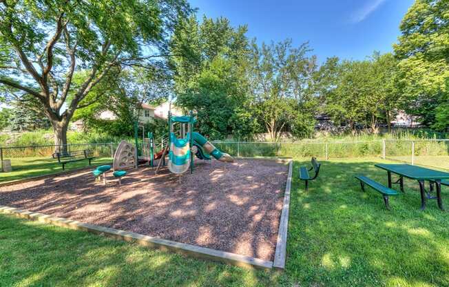 Playground For Children, at Eagle Creek Apartments, Illinois, 60559