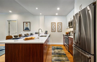 1-bedroom, 1 bathroom Luxury apartment with in unit laundry