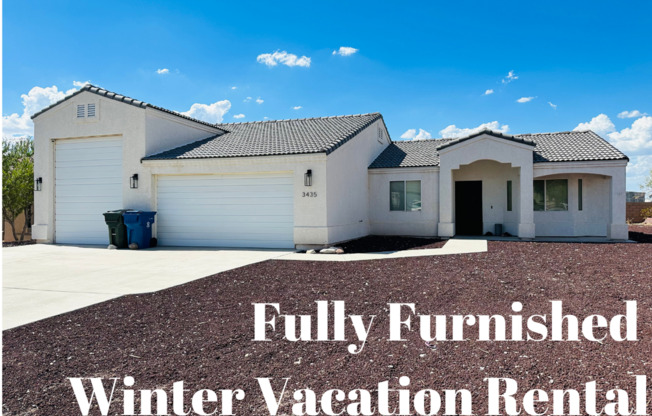 WINTER VACATION RENTAL Fully Furnished 3BD/2BA Bullhead City, AZ in Sunridge Estates