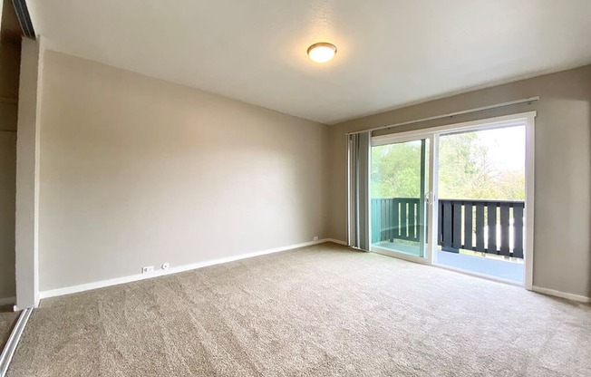 Living Room With Balcony at 1038 on Second, California