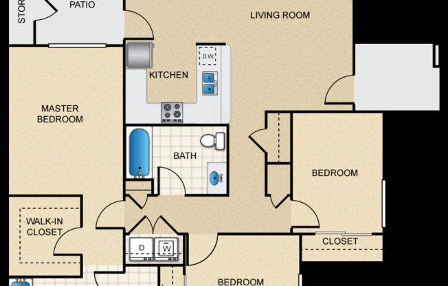 3 beds, 2 baths, 1,326 sqft, $2,325