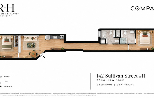 2 beds, 2 baths, $6,825, Unit 11