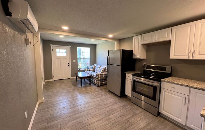 Beautiful one bedroom with attached garage.