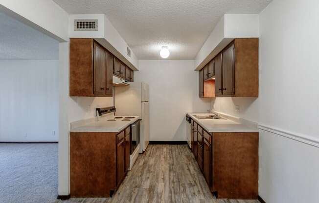 kitchen with cabinets in topeka kansas