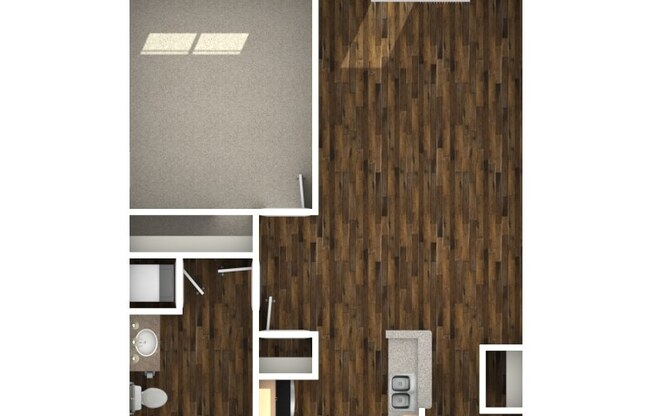 1 bed, 1 bath, 710 sqft, $2,040