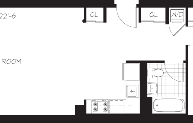 Studio, 1 bath, 876 sqft, $5,011, Unit 617