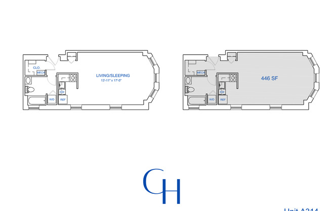 Studio, 1 bath, 439 sqft, $1,498, Unit A-314