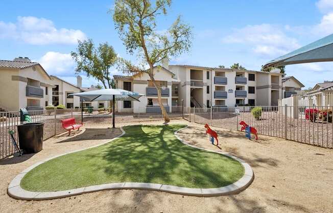 Spacious and fenced dog park