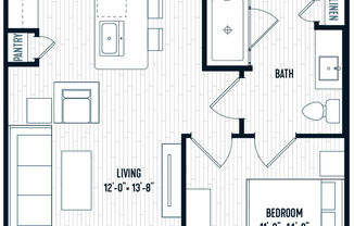 1 bed, 1 bath, 693 sqft, $1,647